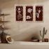 kotart Indian Traditional Art Wall Painting Madhubani Home Decoration With Frame For Living Room Bed Room Hotel Wall Decor Digital Reprint Engineered Wood Set of 3 (Art 8, (10X19 inch), Framed)