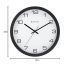 Titan Contemporary Wall Clock with Silent Sweep Technology - 30 Cm X 30 Cm (Medium)(Plastic) - Analog, Black