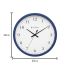 Titan Plastic Classic Blue Wall Clock with Silent Sweep Technology - 30.0 Cm X 30.0 Cm (Medium), Analog