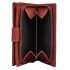 URBAN FOREST Celia Red Leather Wallet for Women