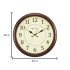 Titan Plastic Classic Off White Analog Wall Clock Silent Sweep Technology, 42 X42 Cm (Large)