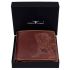 URBAN FOREST Leo RFID Blocking Vintage Brown Leather Wallet for Men