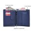 URBAN FOREST Frankie Dark Blue Leather Wallet for Men