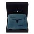 URBAN FOREST Montana Vintage Blue Leather Wallet for Men