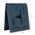 URBAN FOREST Montana Vintage Blue Leather Wallet for Men