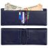 URBAN FOREST Oscar Blue Leather Card Holder Wallet for Men
