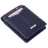 URBAN FOREST Oscar Blue Leather Card Holder Wallet for Men