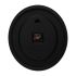 Titan Brown Wooden Texture Oval Clock with White Dial and Silent Sweep - Analog, 37 Cm