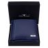 URBAN FOREST Oliver Blue Leather Wallet for Men, 6 Card Slot