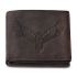URBAN FOREST Zeus Vintage Brown Leather Bi-Fold Wallet for Men, 6 Card Slot